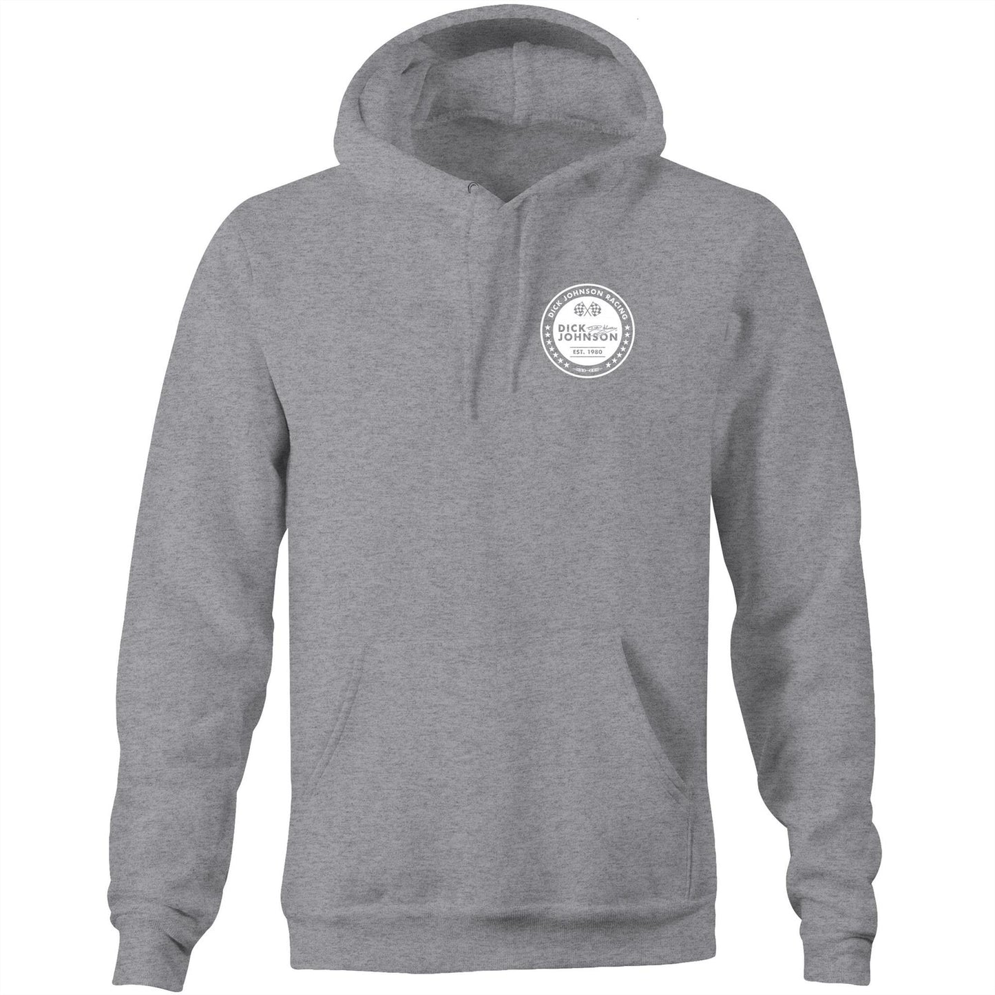 Dick Johnson Medallion - Pocket Print Hoodie