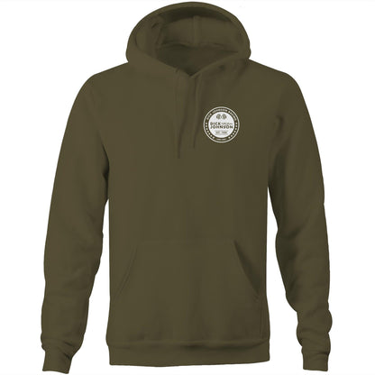 Dick Johnson Medallion - Pocket Print Hoodie