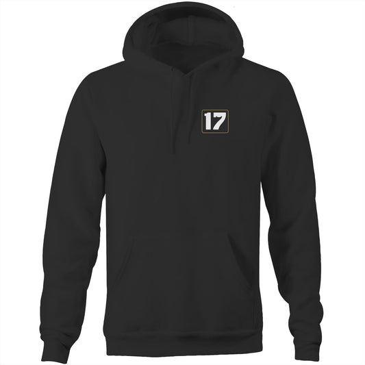 Tru-Blu #17 Lapel Print Hoodie